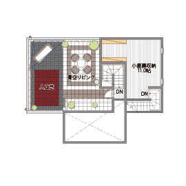小屋裏