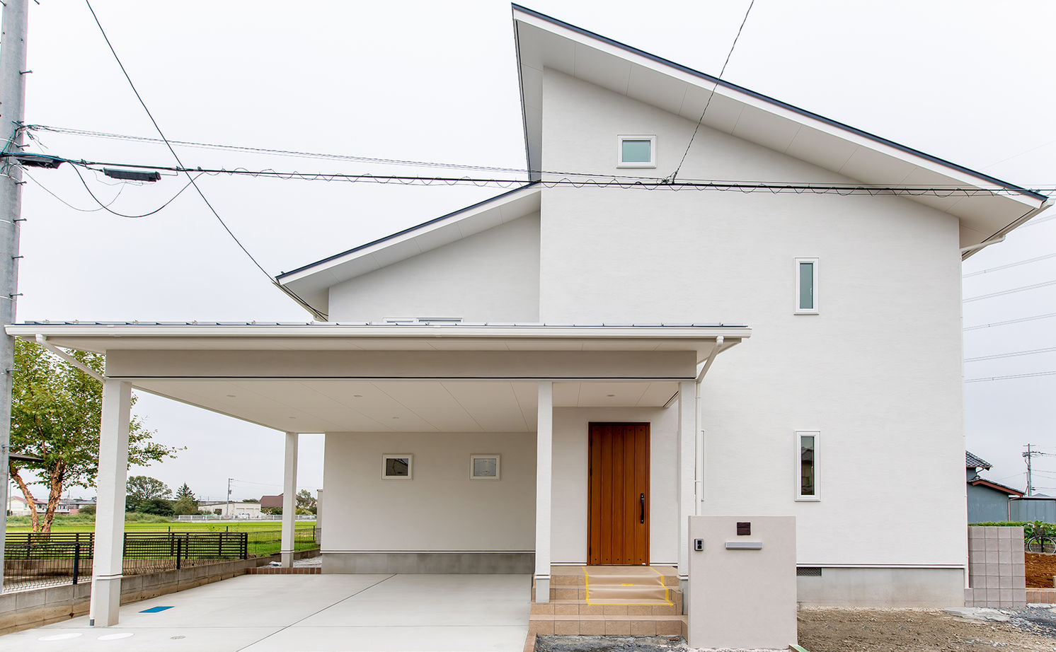 カーポート,壁,外壁,屋根,漆喰