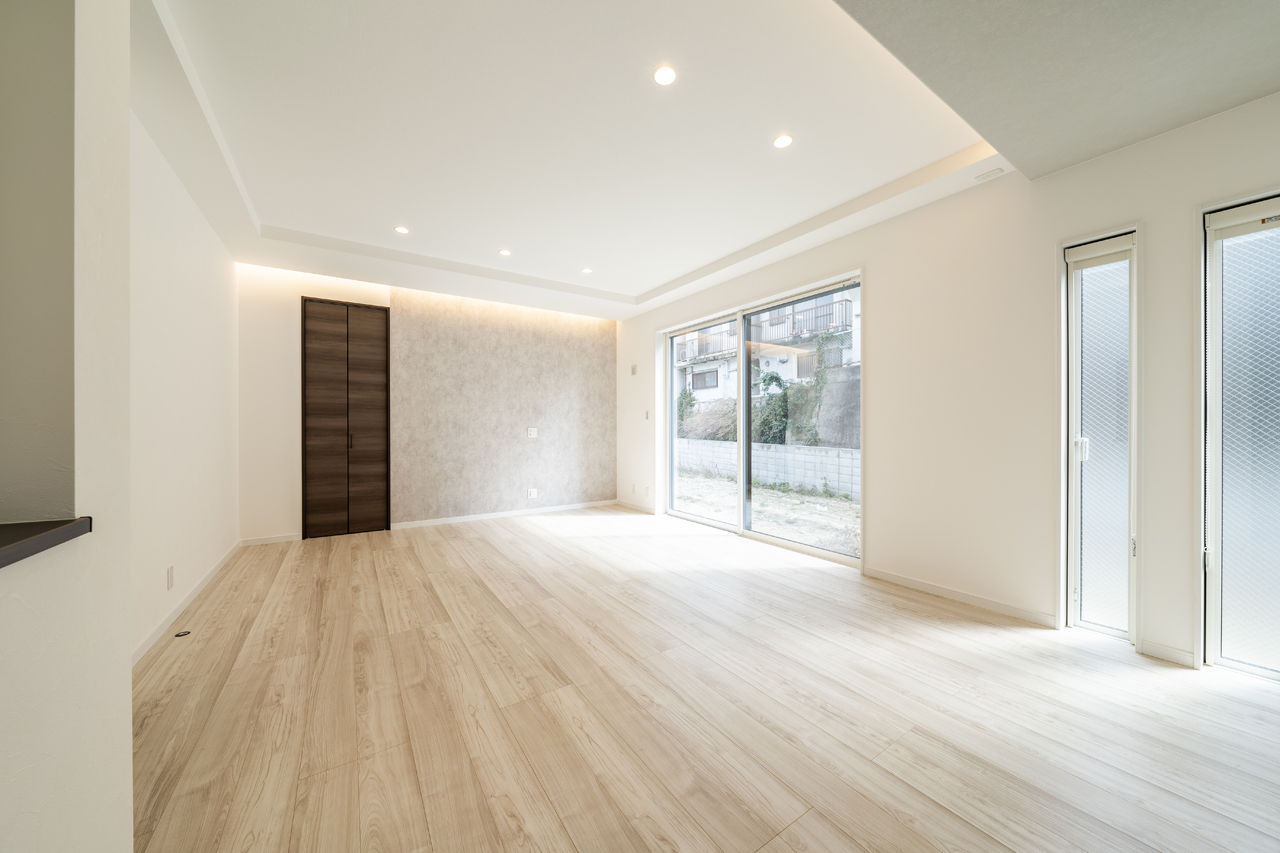 【大阪/1000万円台で叶えた!/変形地/土地探し】南からたっぷりと自然光が入る開放感いっぱいの家