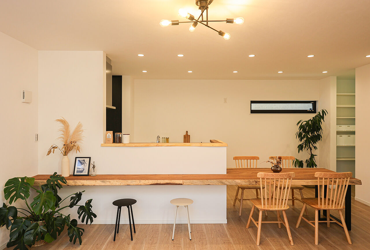 【滋賀/2階建て】モンキーポッドのぬくもりと、動線・収納計画にこだわった家