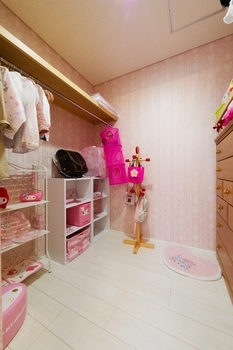 子供部屋,壁,ピンク