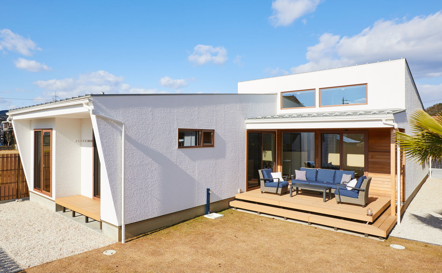 【平屋/40坪台/全館空調】「間取りの工夫で家事がしやすいです!」カリフォルニアスタイルのかっこいい平屋